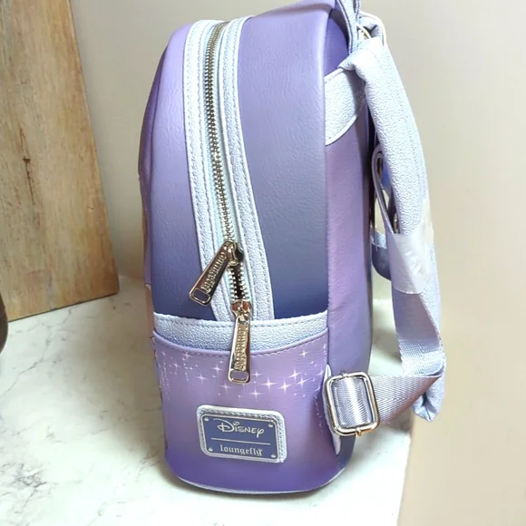 NWT Loungefly Disney's 100th Cinderella Lenticular Mini Backpack Bag - Picture 4 of 8